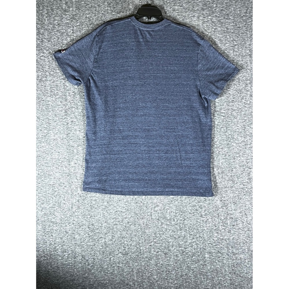 Champion Mens Michigan Wolverines Block M T-Shirt XL Navy Blue Heathered Tee - Picture 2 of 8